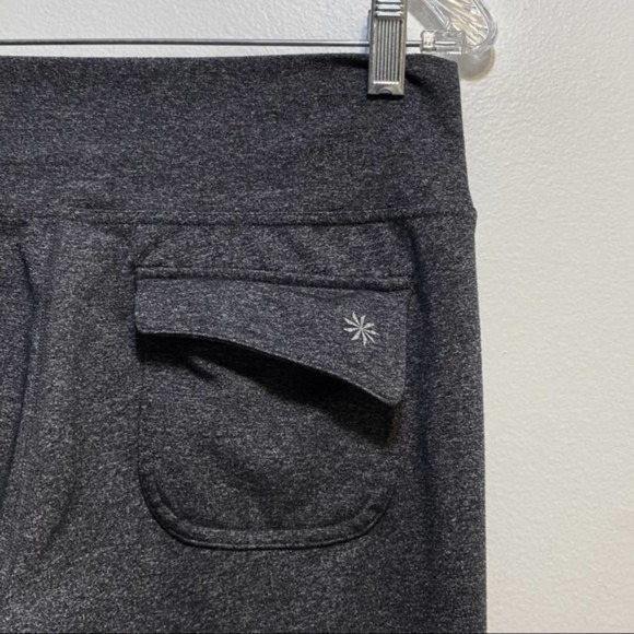 Athleta Fusion Wide Leg Pants Gray S - Picture 6 of 8